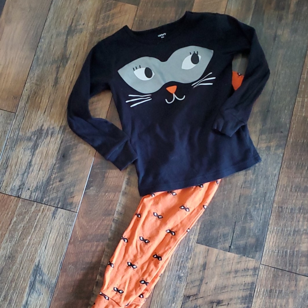 Cat/Halloween pajamas